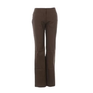 Land'N Sea Straight Leg Dress Pant Taupe‎ Brown High Rise Stretch Career Trouser